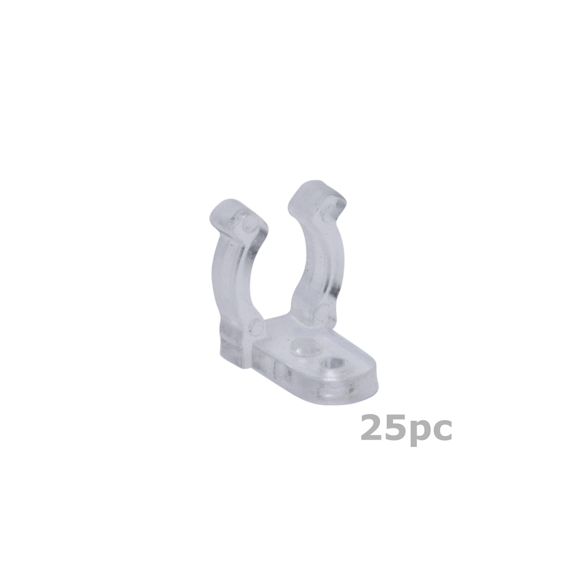 Befestigungs-Clips für Lichtschlauch (12-13mm) - 25 Stück