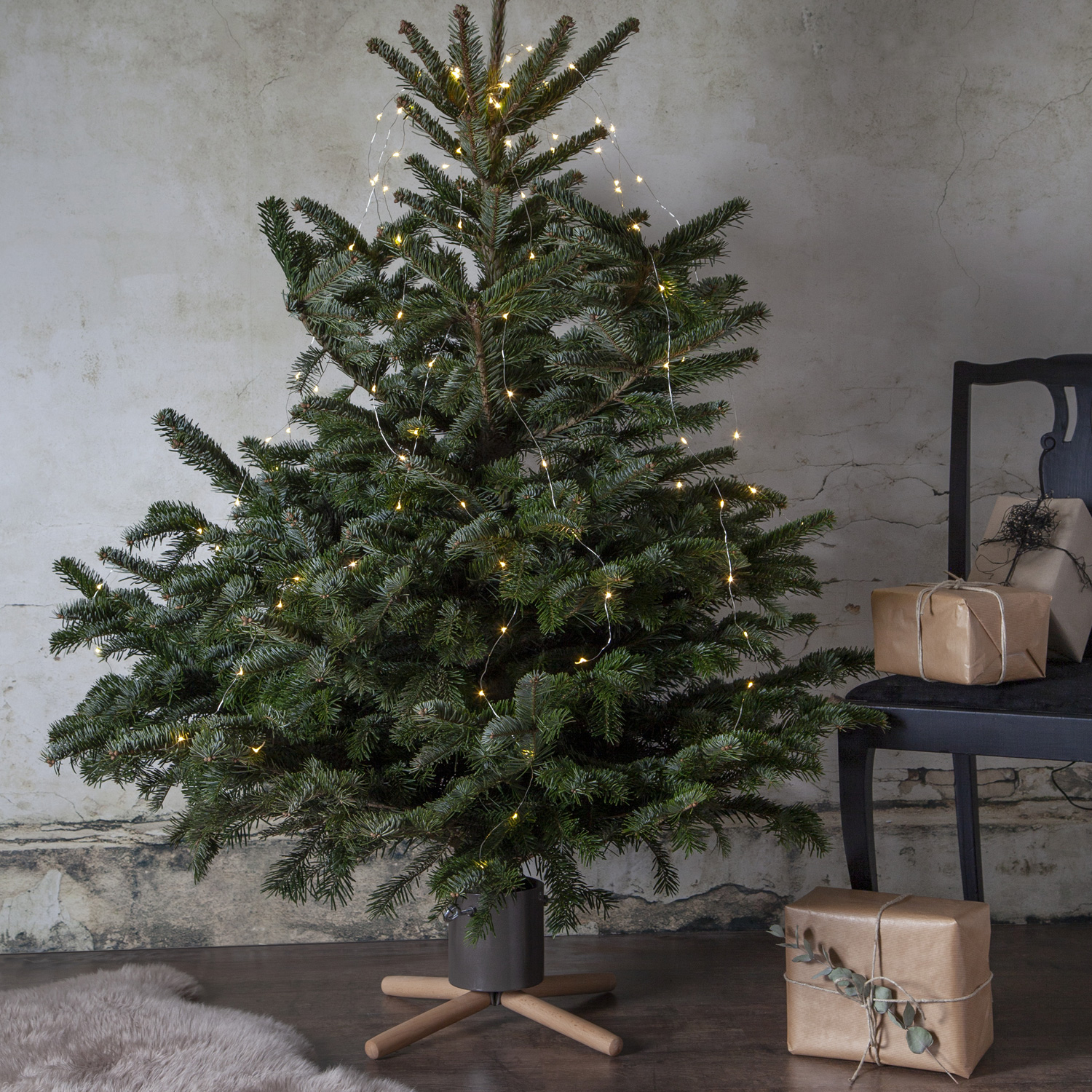 Christbaumständer Granig - Stammdurchmesser 3-11cm - Baumhöhe bis 2,2m - Wassertank 1L