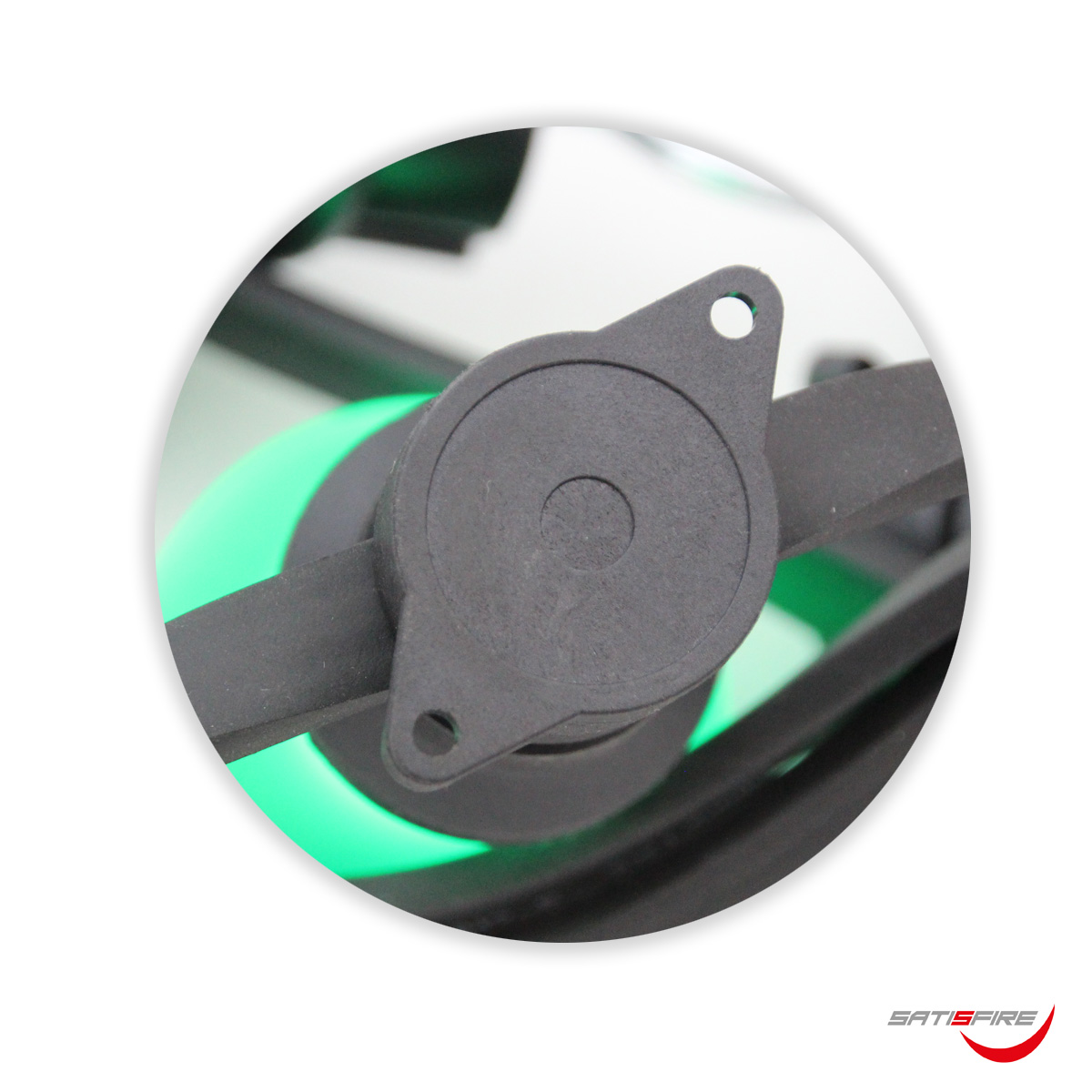 ILLU-Lichterkette BLACKY - 50m - 50xE27 | IP44 | bunte LED Tropfenlampen | SATISFIRE