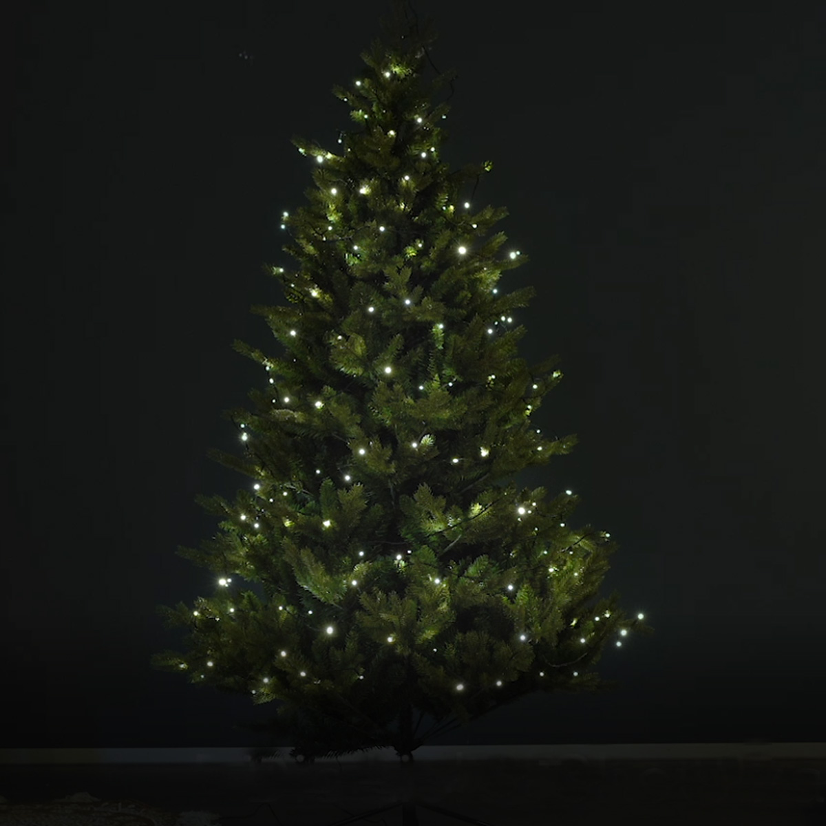 LED Lichterkette - 100 warmweiße und farbwechselnde LED - Fernbedienung - Timer - L: 9,9m