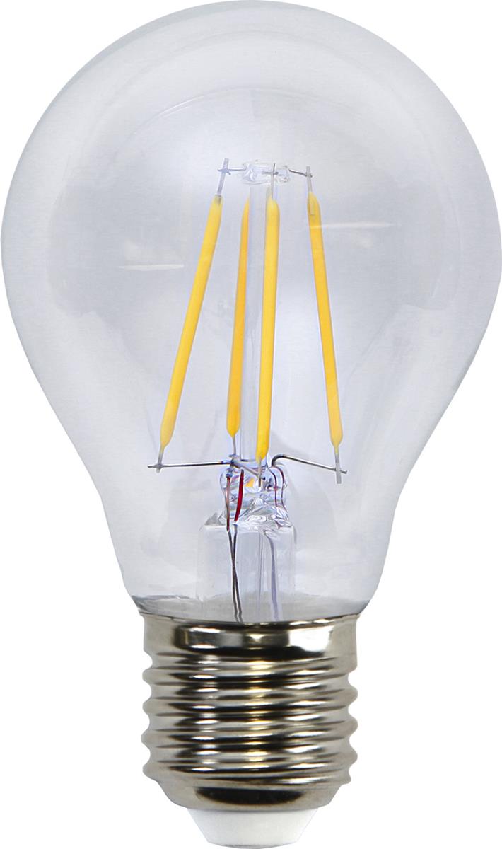 LED Tropfenlampe FILA A60 dimmbar - E27 - 4W - warmweiss 2700K - 400lm - klar