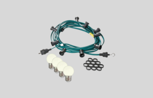 Mit warmweißen LED Kugellampen