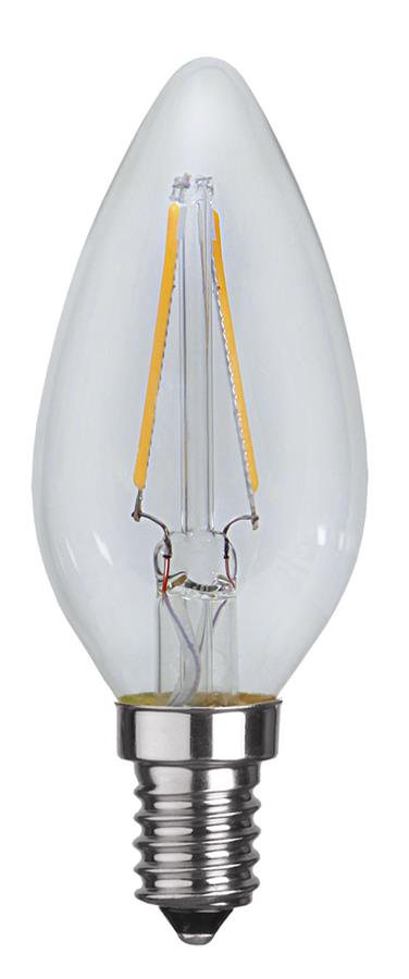 LED Kerzenlampe FILA C35 - E14 - 2W - WW 2700K - 250lm - klar