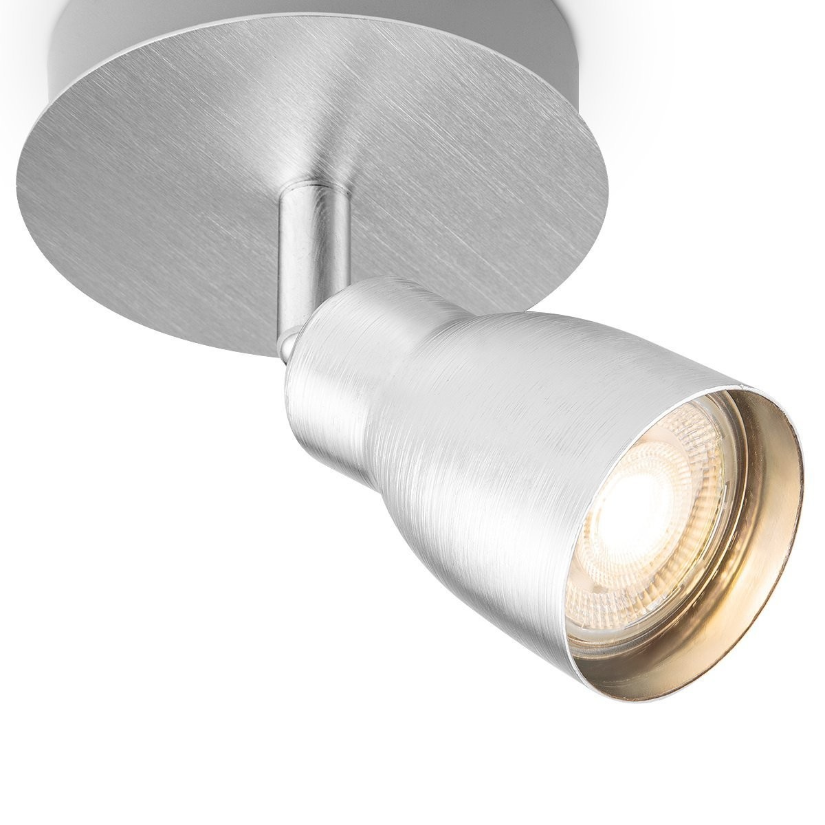 Deckenspot / Einzelstrahler ALBA aluminium - inkl. GU10 LED Leuchtmittel