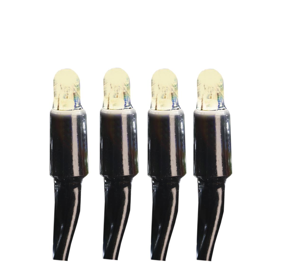 System LED Black | Lichtvorhang | koppelbar | exkl. Trafo |	1.00m x 2.00m | 102x Warmweiß