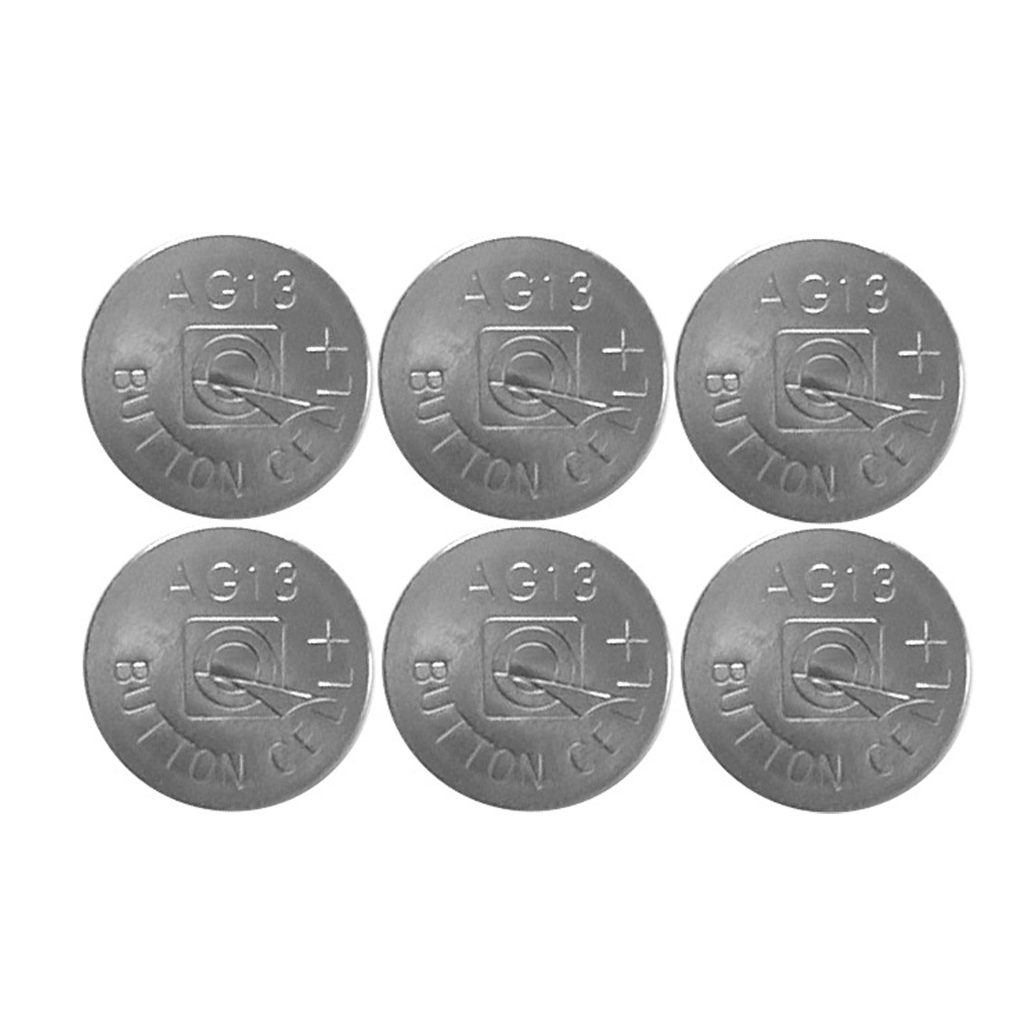Knopfzelle - LR44 Batterie - 1,5V - 6 Stück