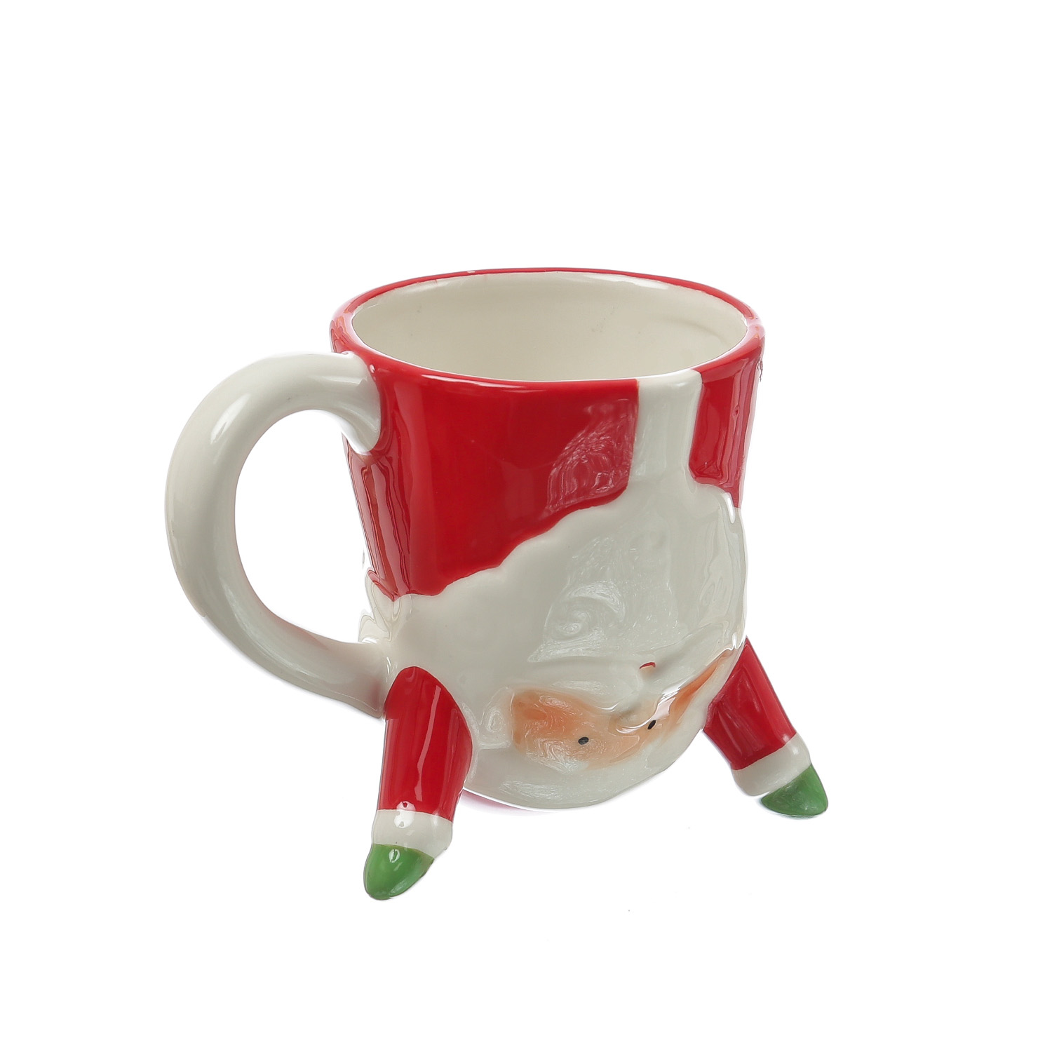 Becher Weihnachtsmann - lustige Weihnachtstasse - Keramik - 300ml