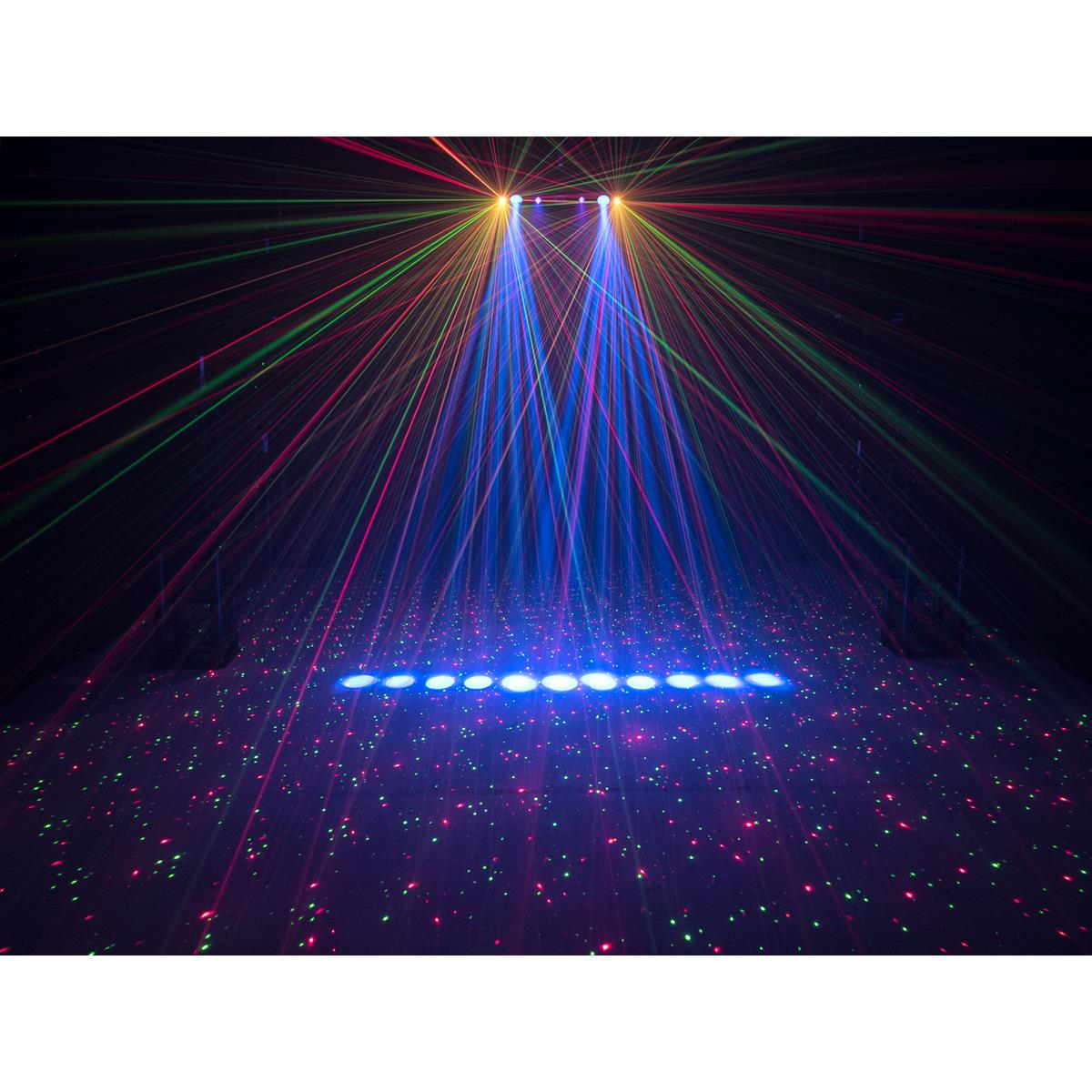 LED Multi FX Laser Bar - Die komplette Lichtshow für Deine Party