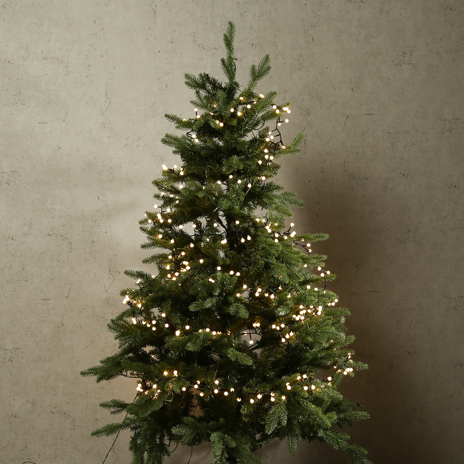 LED Lichterkette BERRY TWINKLE - 350 weiße Mini Kugeln - 8 Funktionen - Timer - L: 7,5m