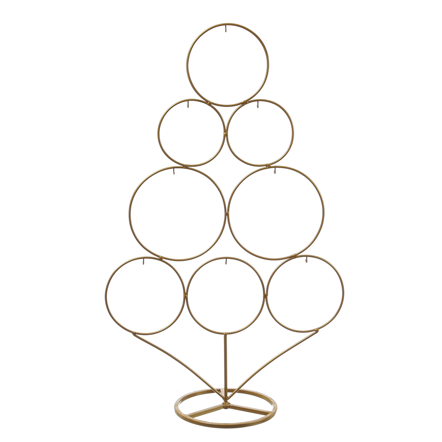 Dekobaum Aufsteller für Christbaumkugeln/Weihnachtsbaumschmuck - Metall - H: 58cm - gold Dekobaum Aufsteller für Christbaumkugeln/Weihnachtsbaumschmuck - Metall - H: 58cm - gold