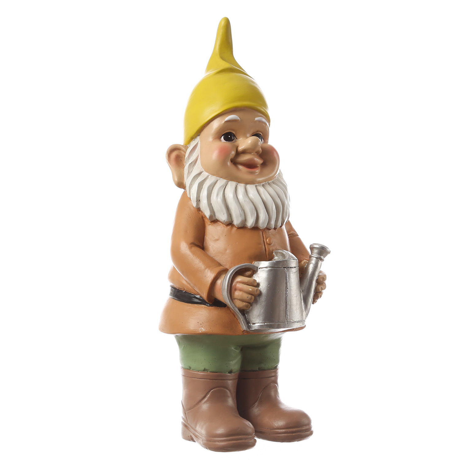 Gartenzwerg SKALLI - Zwerg mit Gießkanne - Dekofigur - Polyresin - H: 29cm - bunt