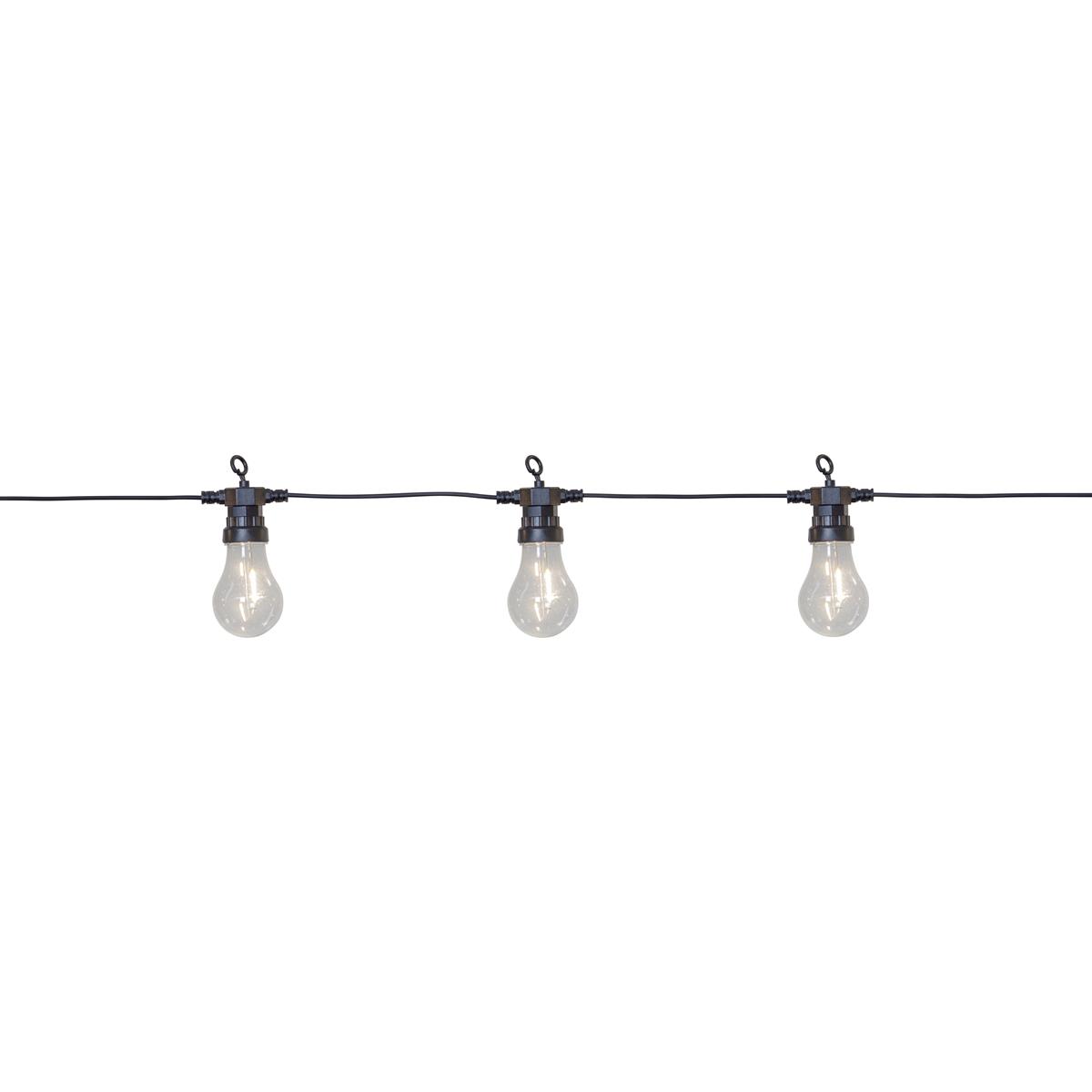 LED Lichterkette "Circus Filament" - 10 Birnen - warmweiße Filament LED - 4,05m - Trafo - outdoor LED Lichterkette "Circus Filament" - 10 Birnen - warmweiße Filament LED - 4,05m - Trafo - outdoor