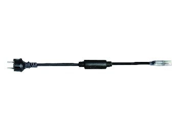 Startset ROPELIGHT - für LED Lichtschläuche - Netzstecker - Schwarz - outdoor