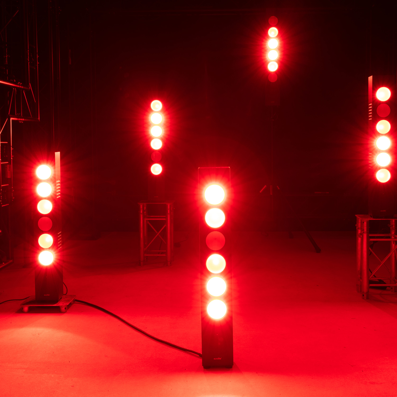 LED Lichtsäule Lichtorgel - high Power 6x 30W COB - DMX - inkl. Fernbedienung - Partyraumbeleuchtung LED Lichtsäule Lichtorgel - high Power 6x 30W COB - DMX - inkl. Fernbedienung - Partyraumbeleuchtung