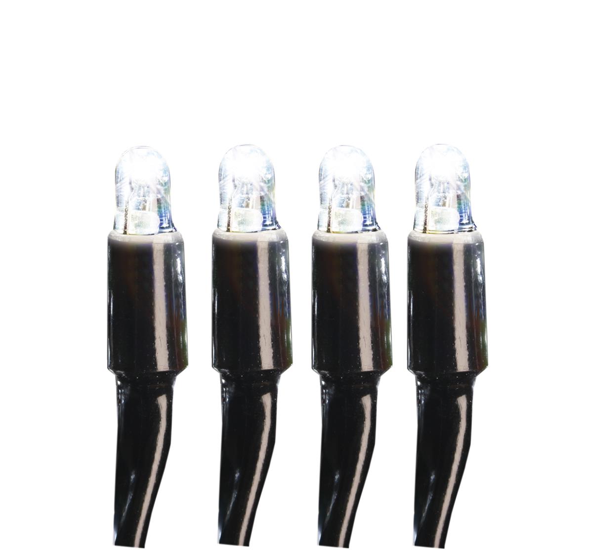 System LED Black | Lichtvorhang | koppelbar | exkl. Trafo | 3,00m x 0,40m | 50x Kaltweiß