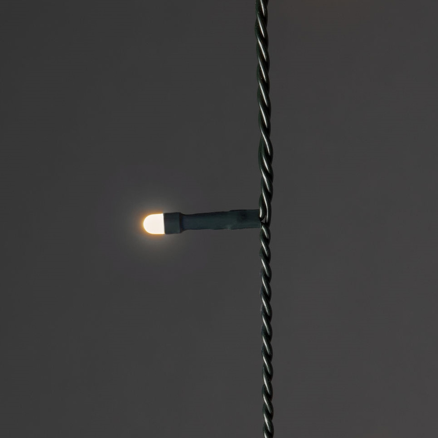 LED Baummantel Lichterkette - 5 Stränge jeweils 40 bernsteinfarbene LED - gefrostet - Timer - innen