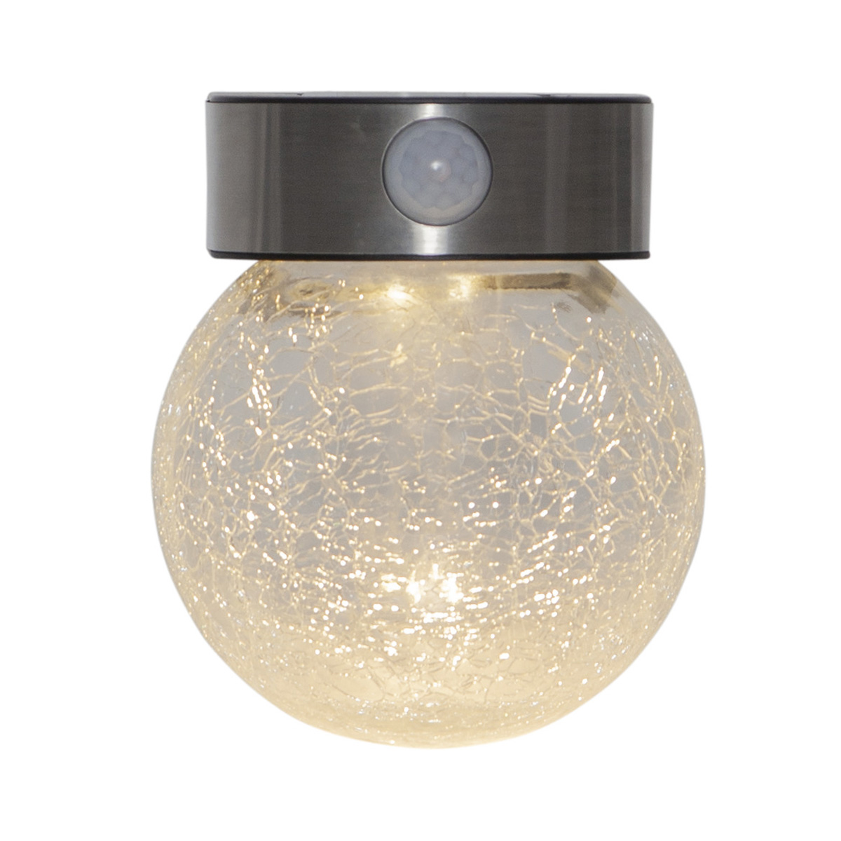 LED Solar Wandleuchte "Glory" - 4 warmweiße LED - H: 14,5cm - Dämmerungssensor & Bewegungssensor