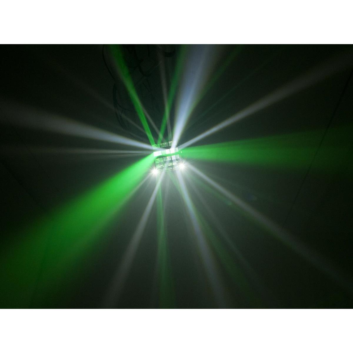 LED Mini Hybrid Strahleneffekt D-20 - Derby Effekt mit Stroboskop - DMX