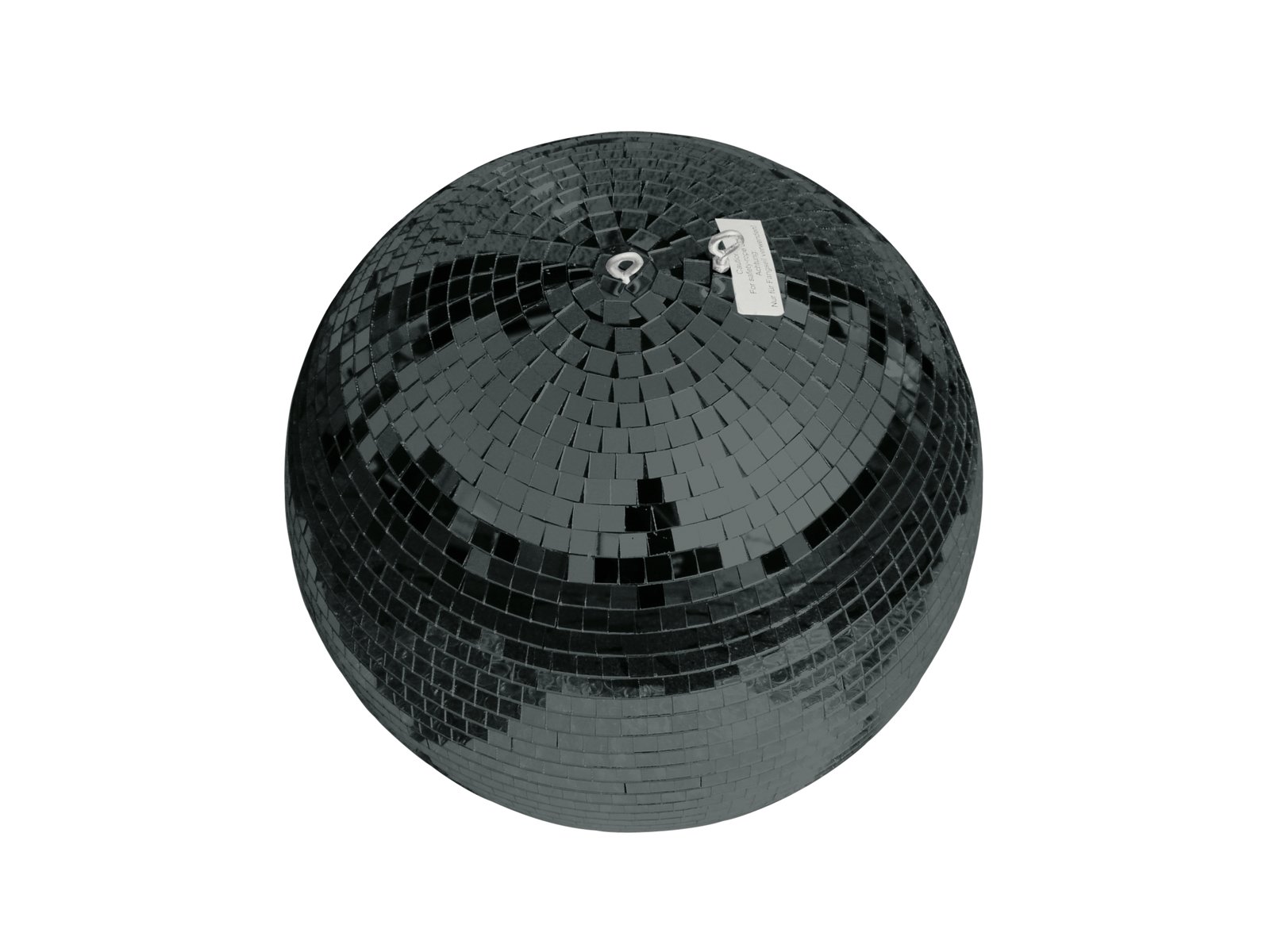 Spiegelkugel 30cm farbig schwarz- Diskokugel (Discokugel) Party Lichteffekt - Echtglas - mirrorball black color