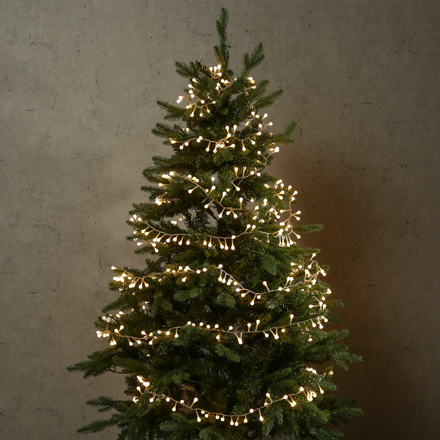 LED Lichterkette BERRY TWINKLE - 500 weiße Mini Kugeln - 8 Funktionen - Timer - L: 11m