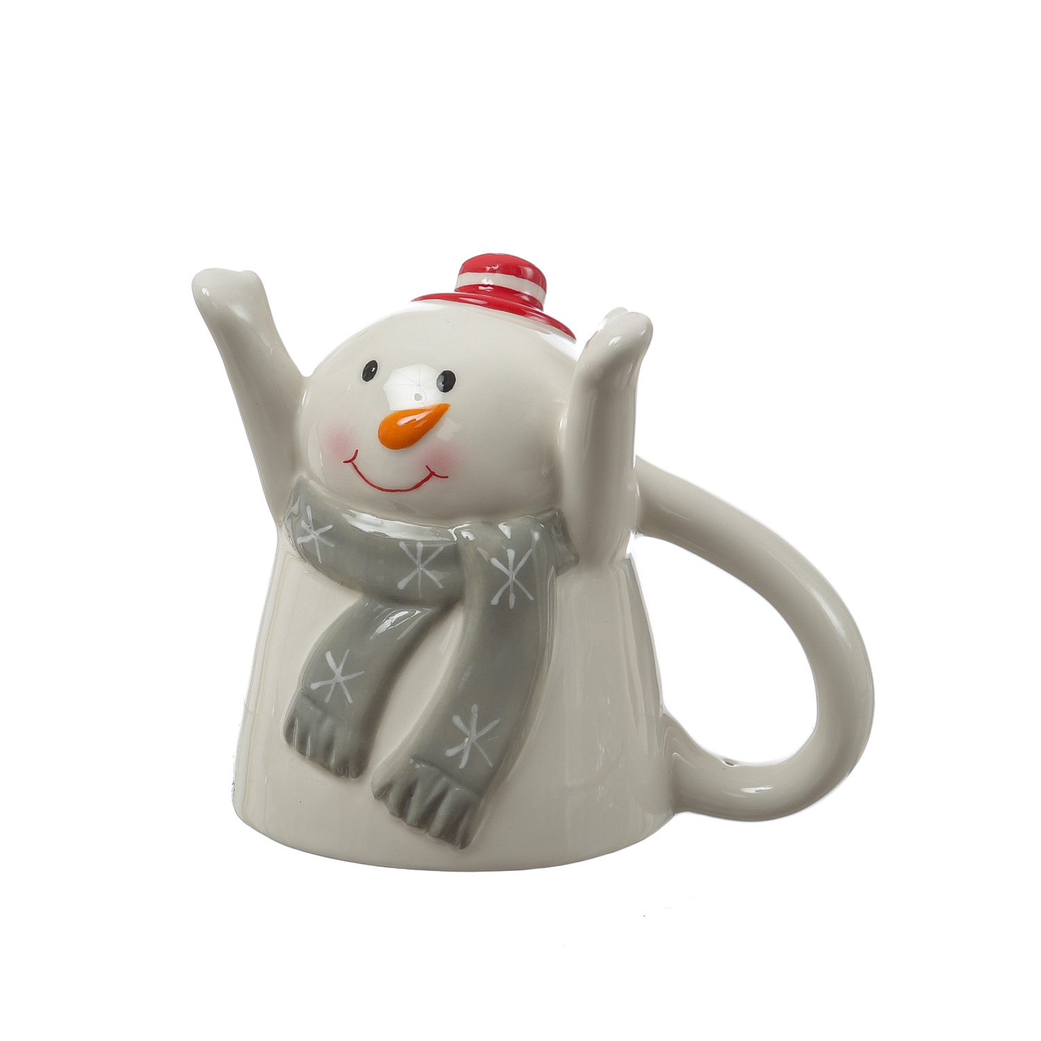 Becher Schneemann - lustige Weihnachtstasse - Keramik - 300ml