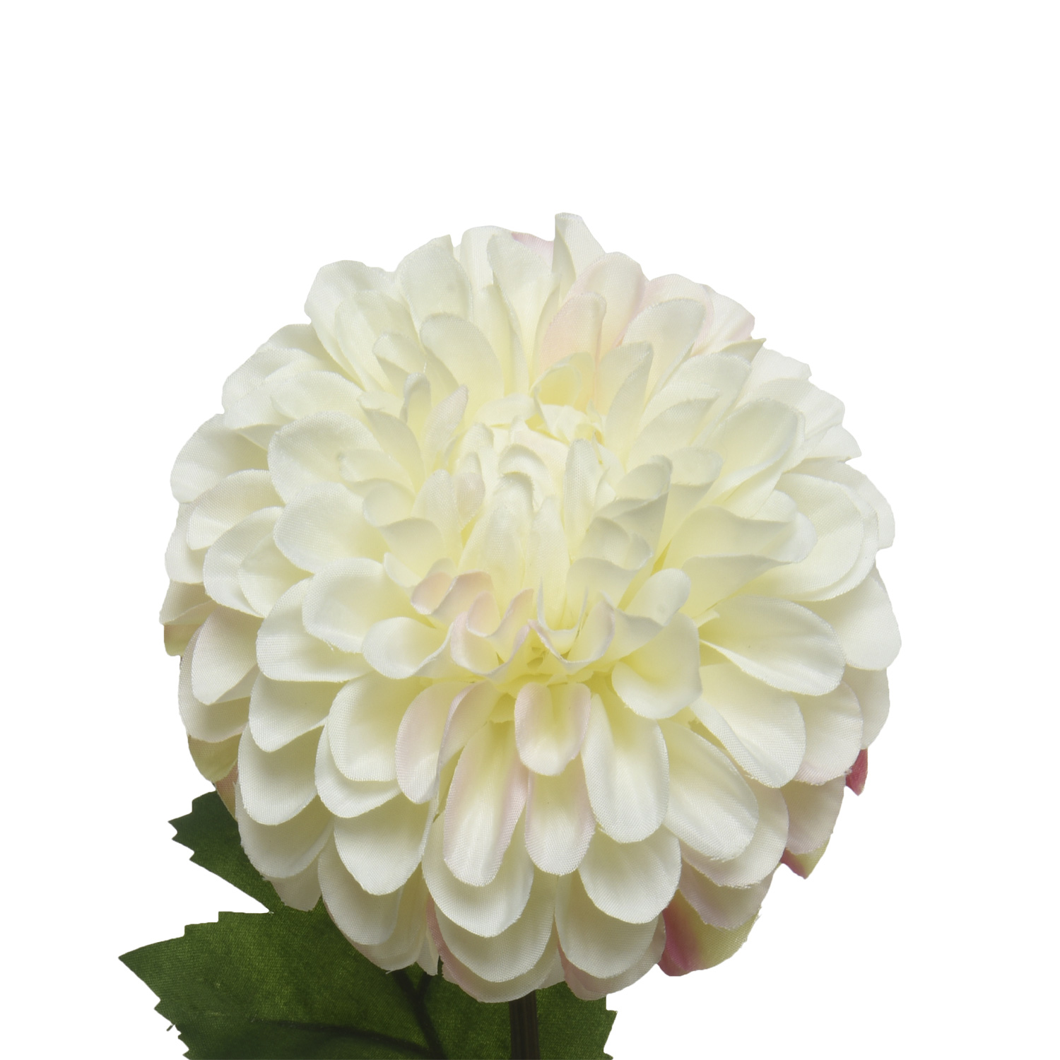 Dahlie - Stielblume - Kunstblume - H: 75cm - creme