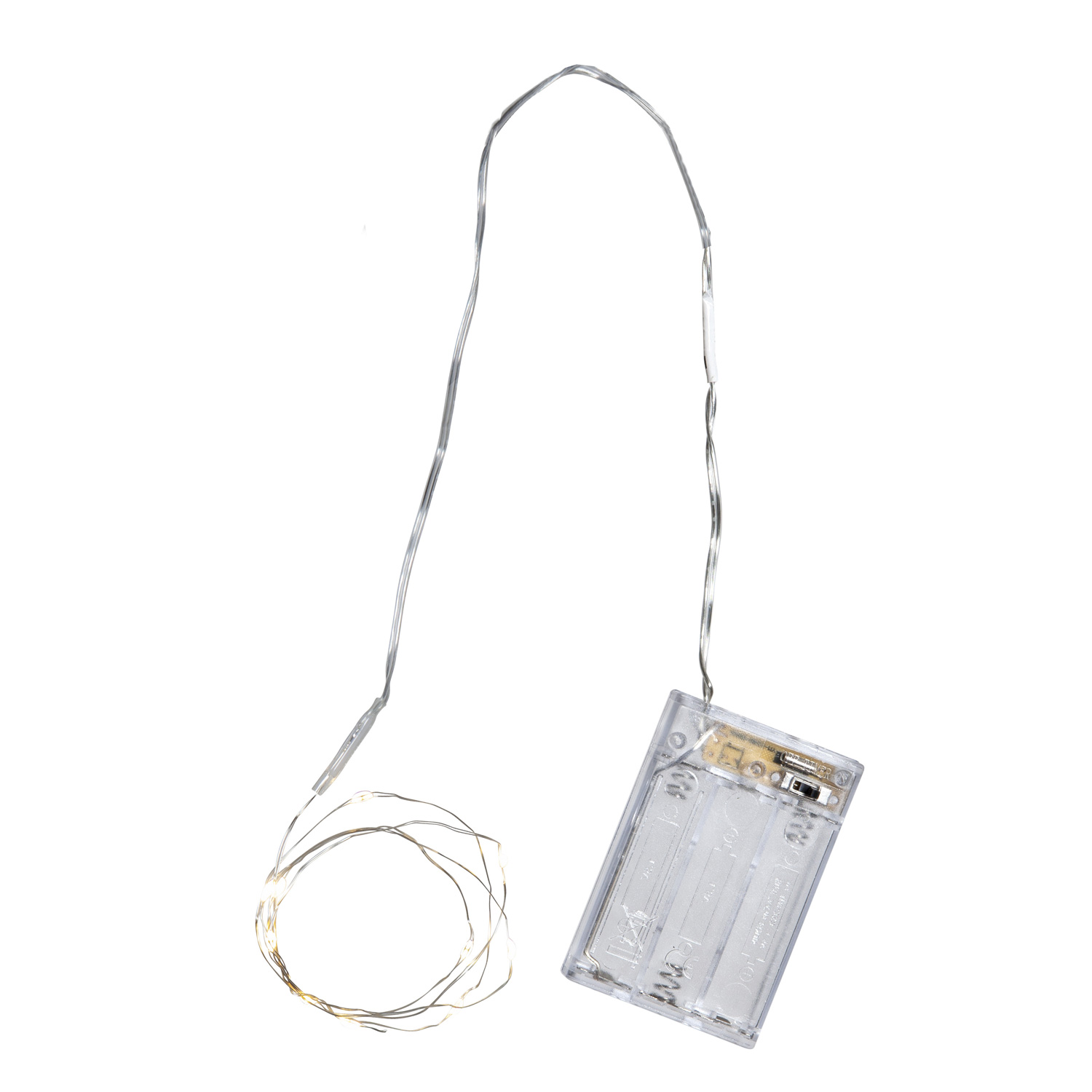 LED Baumspitze Papierstern MELLI -  10 warmweiße LED - H: 43cm - D: 20cm - Timer - Batterie - gold