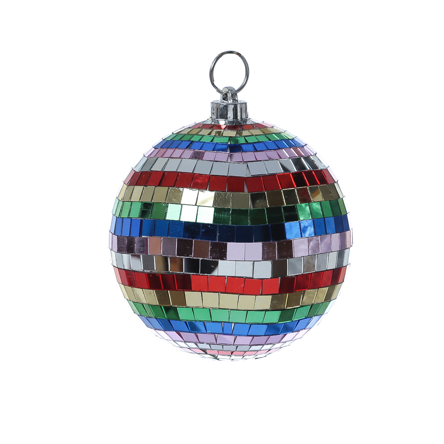 Spiegelkugel 15cm - mehrfarbig - Diskokugel Echtglas - 10x10mm Spiegel - DEKO Serie