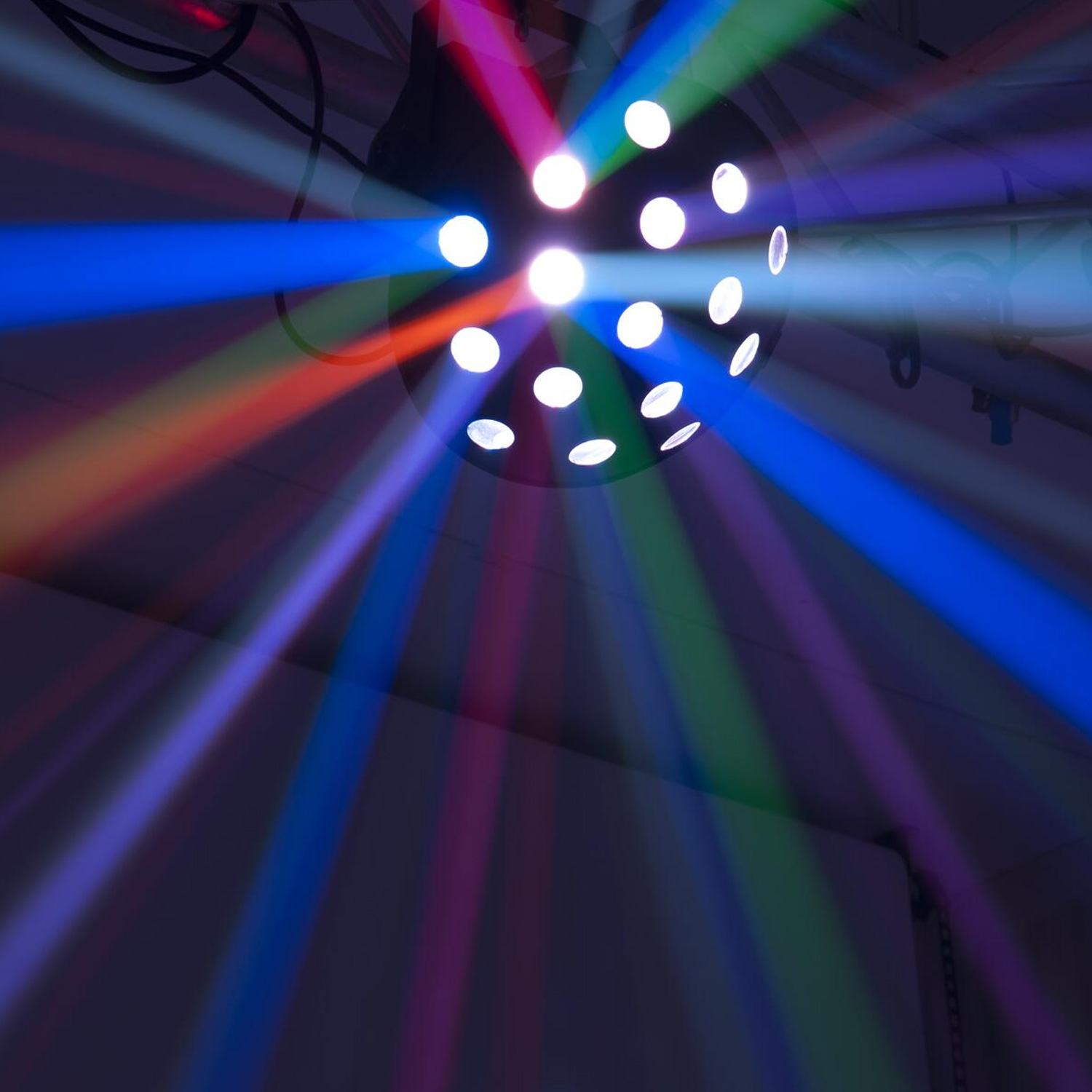 LED Strahleneffekt Z-1000 - raumfüllender Pilzkopf-Effekt - Auto DMX Musik - 6-farb LEDs