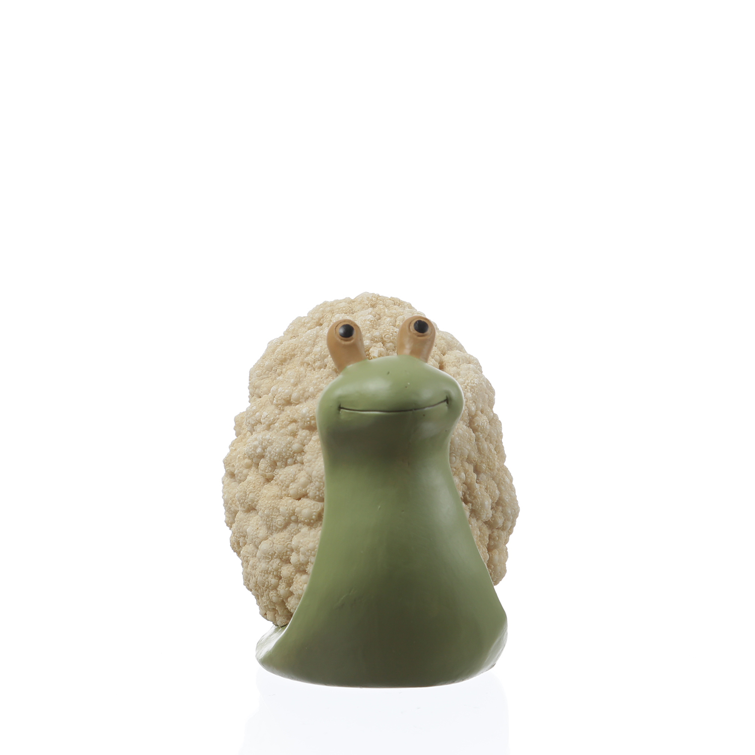 Schnecke BLUMENKOHL - Gartenfigur - Dekofigur - Polyresin - H: 11cm - für Außen