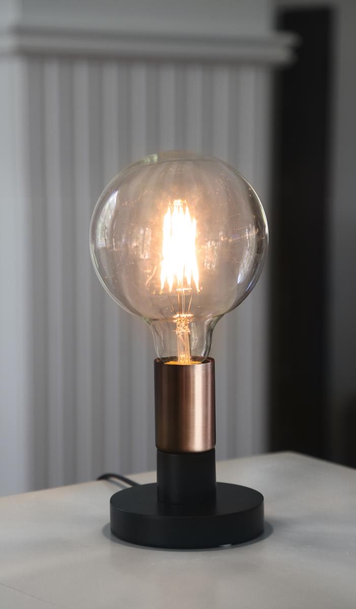 LED GLOBE FILA GLOW G125 - E27 - 3,6W - warmweiss  2100K - 320lm - klar - dimmbar