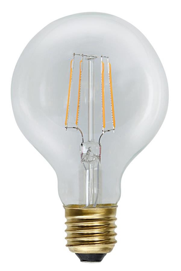 LED GLOBE FILA GLOW G80 - E27 - 2,3W - warmweiss 2100K - 230lm -  klar
