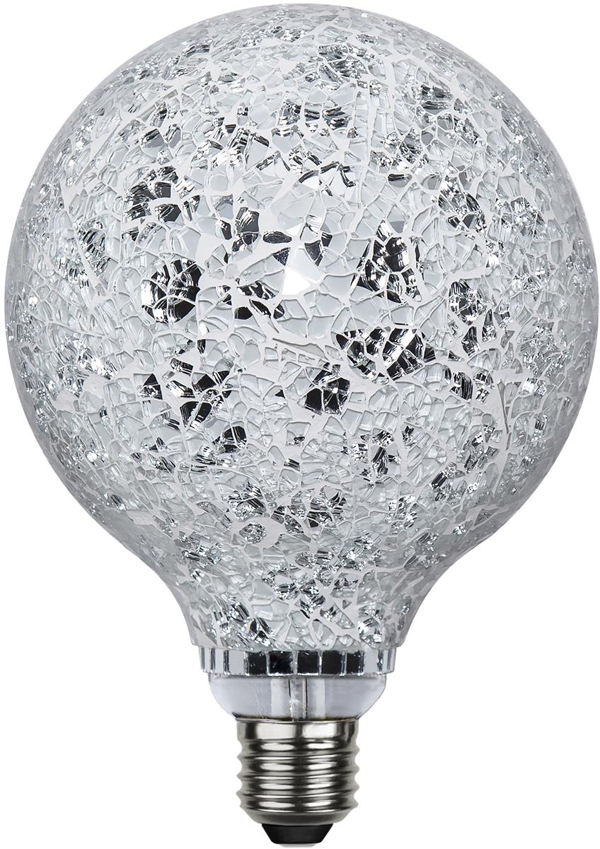LED Leuchtmittel DEKOLED G130 MOSAIK SILVER -  E27 - 4W - NW 4000K - 160lm