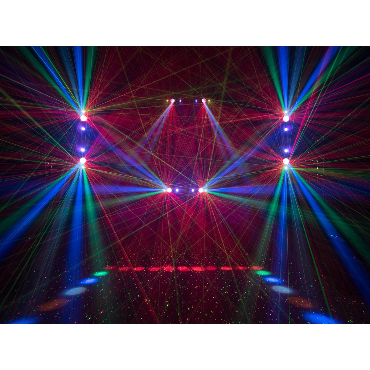 LED Multi FX Laser Bar - Die komplette Lichtshow für Deine Party