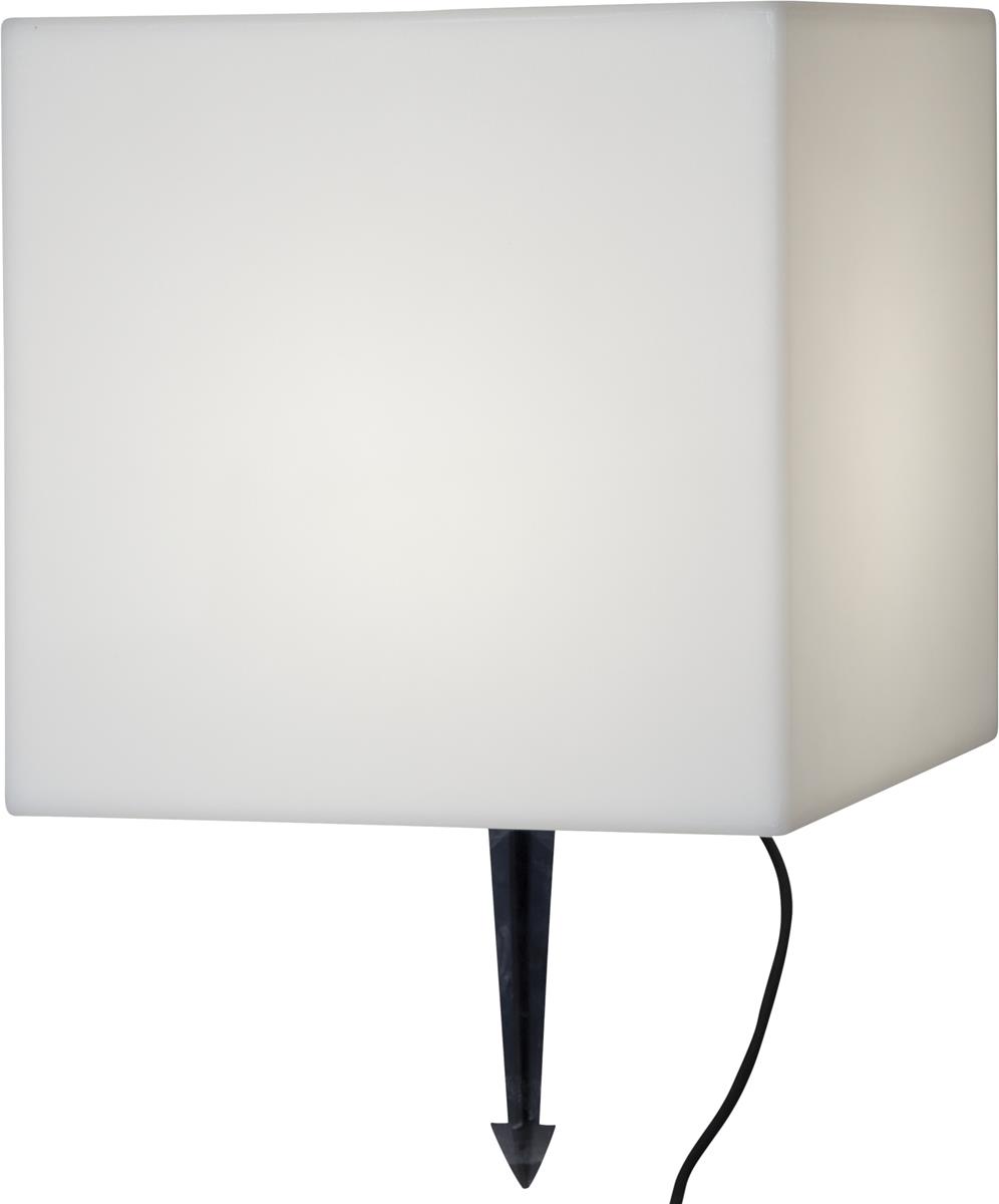 Würfel Tisch 38cm - E27 Fassung - max 23W - 5m Zuleitung - Indoor & Outdoor - Gartenleuchte