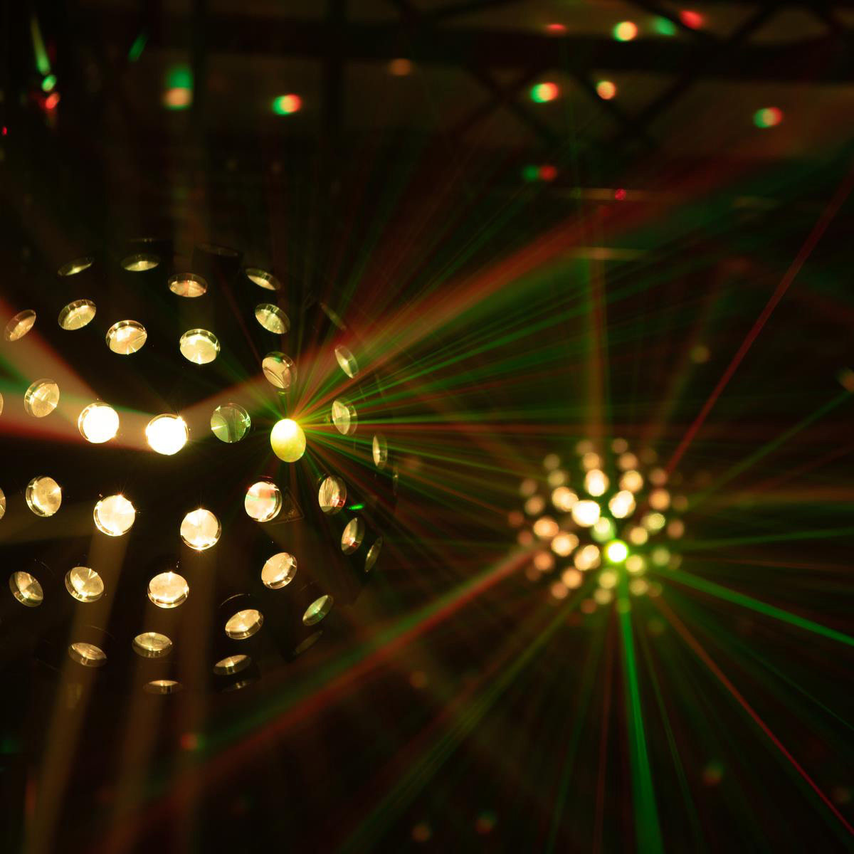 MULTI BALL Lichteffekt - LED + Lasereffet in einem - extrem raumfüllend