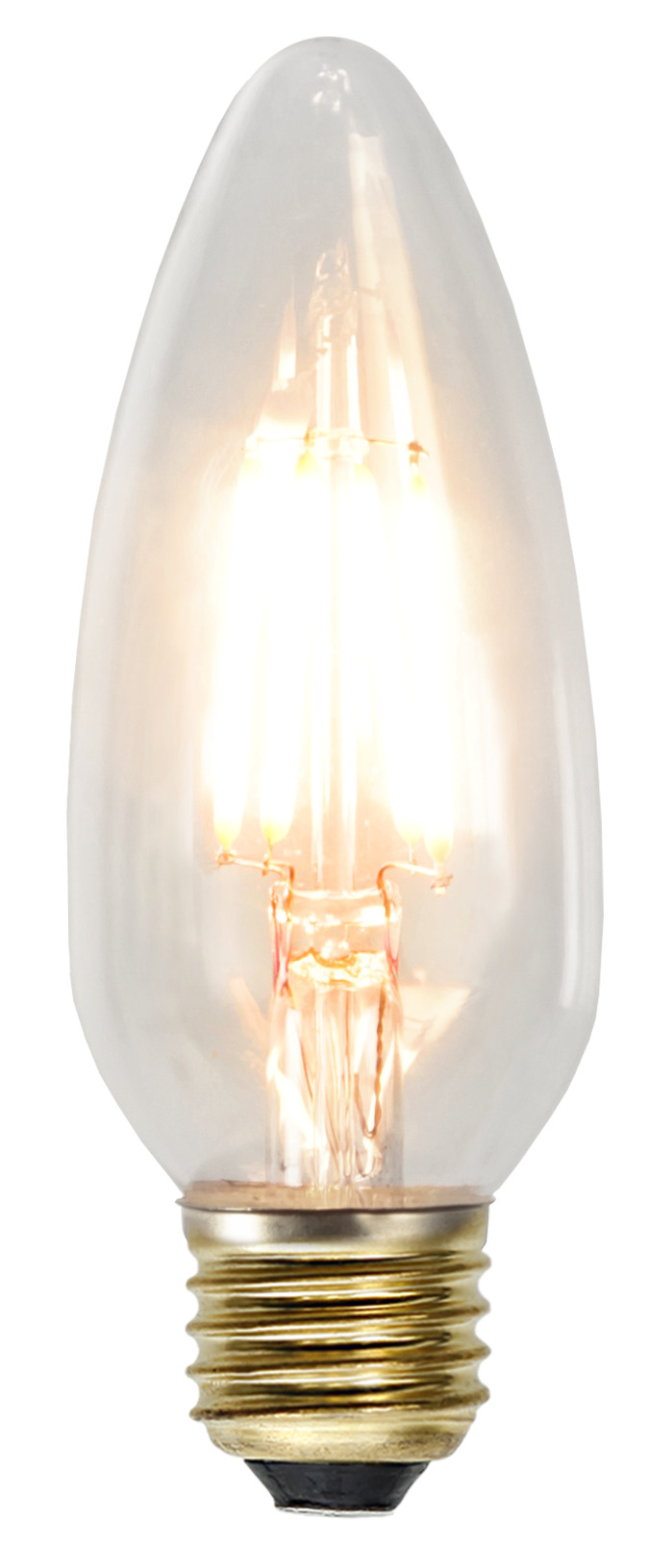 LED Kerzenlampe SOFT GLOW C45 - 3,5W - E27 - ultra-WW 2200K - 230lm - dimmbar