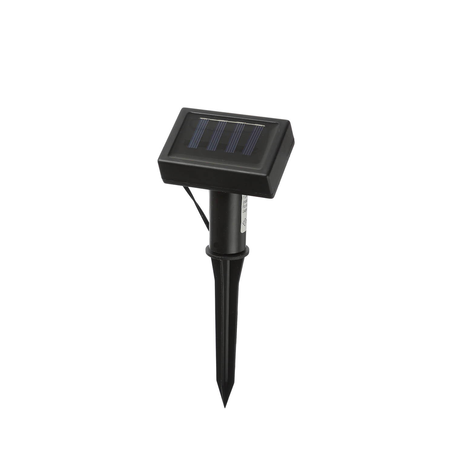 LED Solar Lichterkette Blumen - 5 Gartenstecker mit bunten Blümchen - L: 1,2m H: 17cm - Lichtsensor