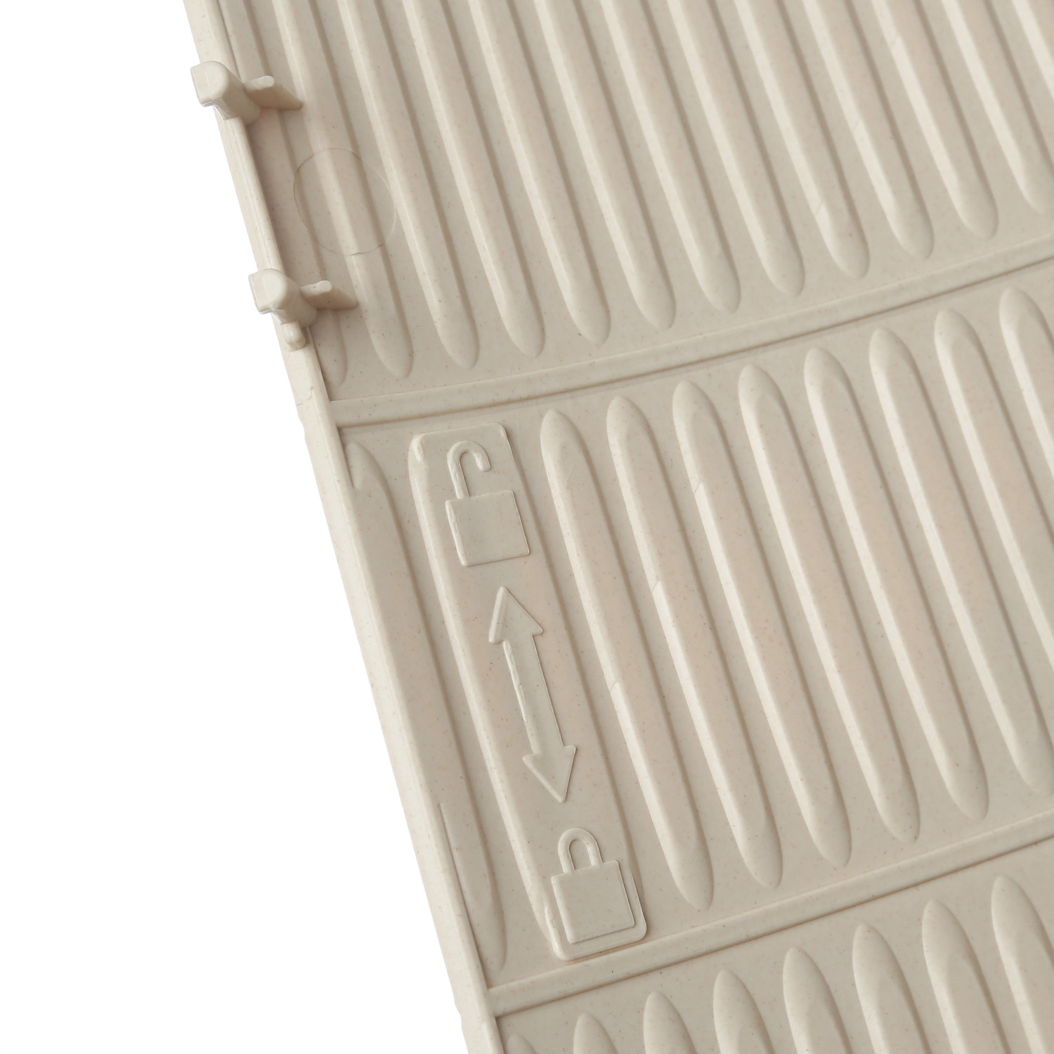 Weihnachtsbaumrock - Kunststoff Abdeckung für Baumständer - D: 72cm - 9-teilig - beige