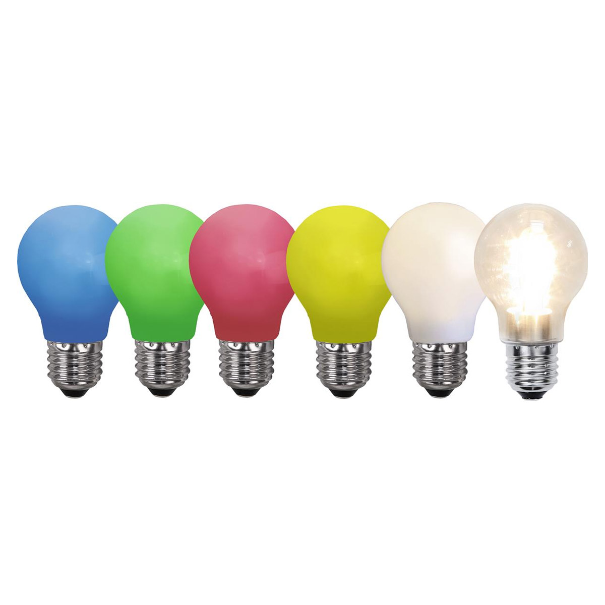 LED Leuchtmittel DEKOPARTY rot - E27 - 0,9W LED - schlagfestes Polycarbonatgehäuse