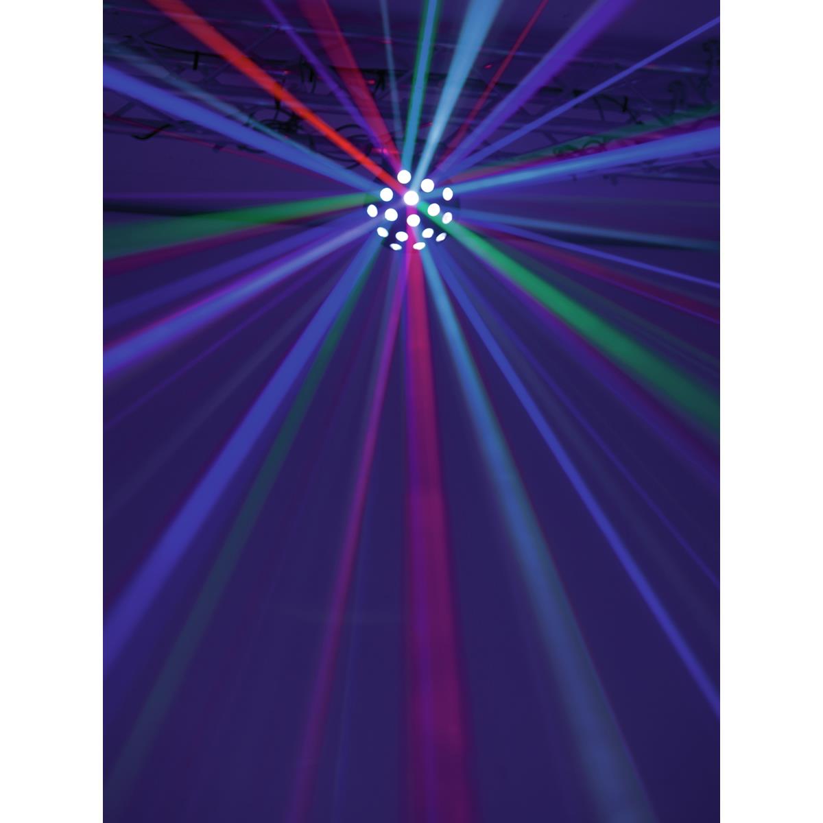 LED Strahleneffekt "Z-1000" - raumfüllender Pilzkopf-Effekt - Auto, DMX, Musik - 6-farb LEDs