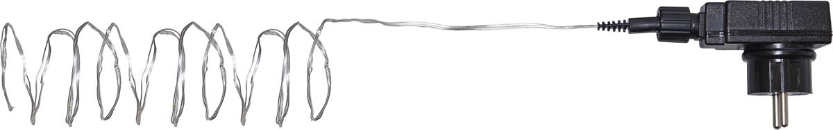 LED-Draht-Bündel "Dew Drop Outdoor" - silber - 360 warmweiße LEDs, 23 Stränge - 2,0m - IP44