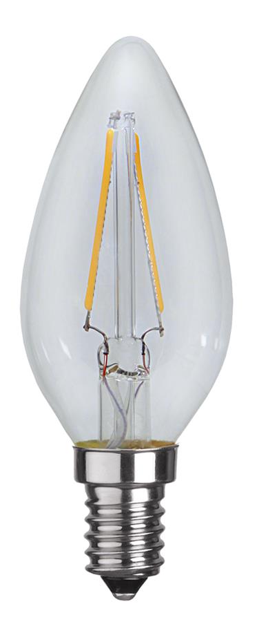 LED Kerzenlampe FILA C35 - E14 - 2W - warmweiss 2700K - 150lm - klar