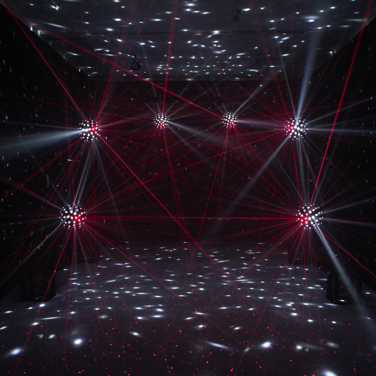 MULTI BALL Lichteffekt - LED + Lasereffet in einem - extrem raumfüllend