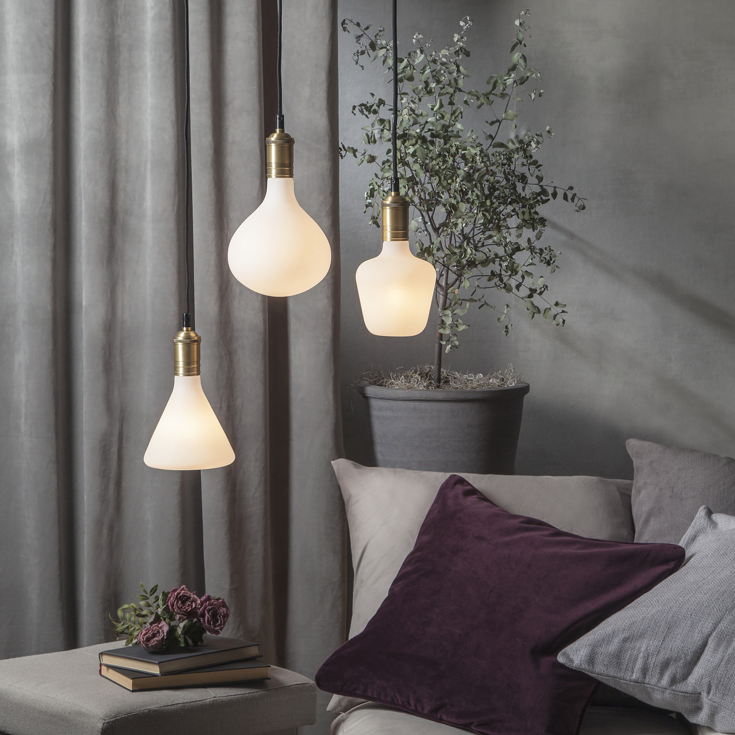 Lampenfassung | CLASSICAL | E27 | 3,5m | Textilkabel | Fassung Oxid / Rost