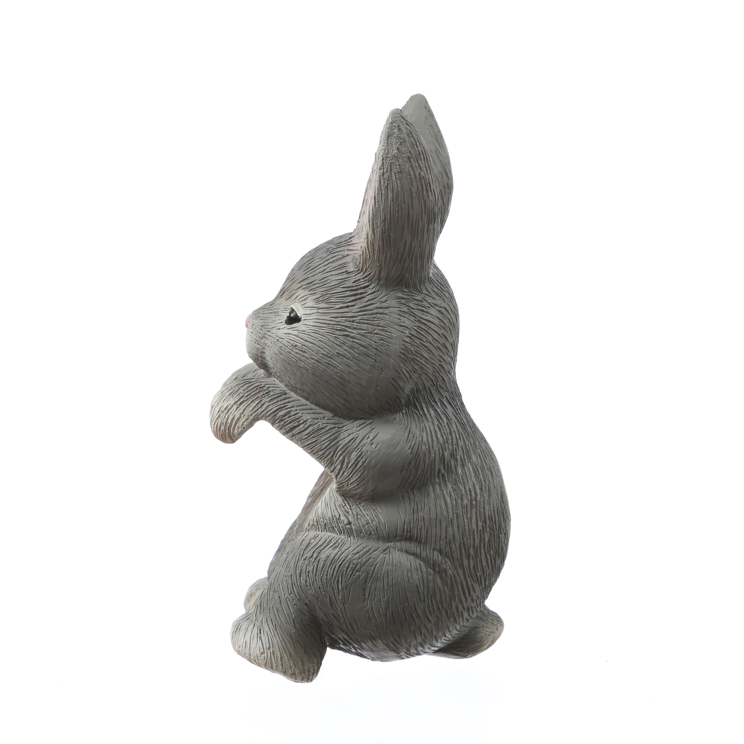 Blumentopfhänger Hase - niedliche Dekofigur als Topfhänger - Tierfigur - Polyresin - H: 11,5cm
