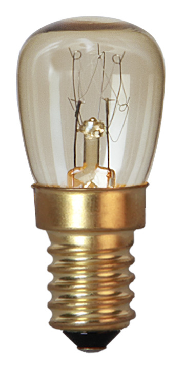 Ofenlampe E14 - 15W - hitzebeständig 300°C - dimmbar - WW 2700K - 80lm