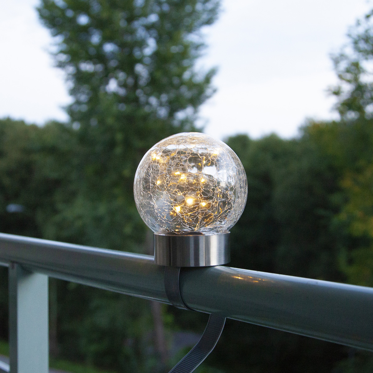 LED Solar Dekoleuchte 3in1 Glory - 10 warmweise LED - H: 35cm - Dämmerungssensor